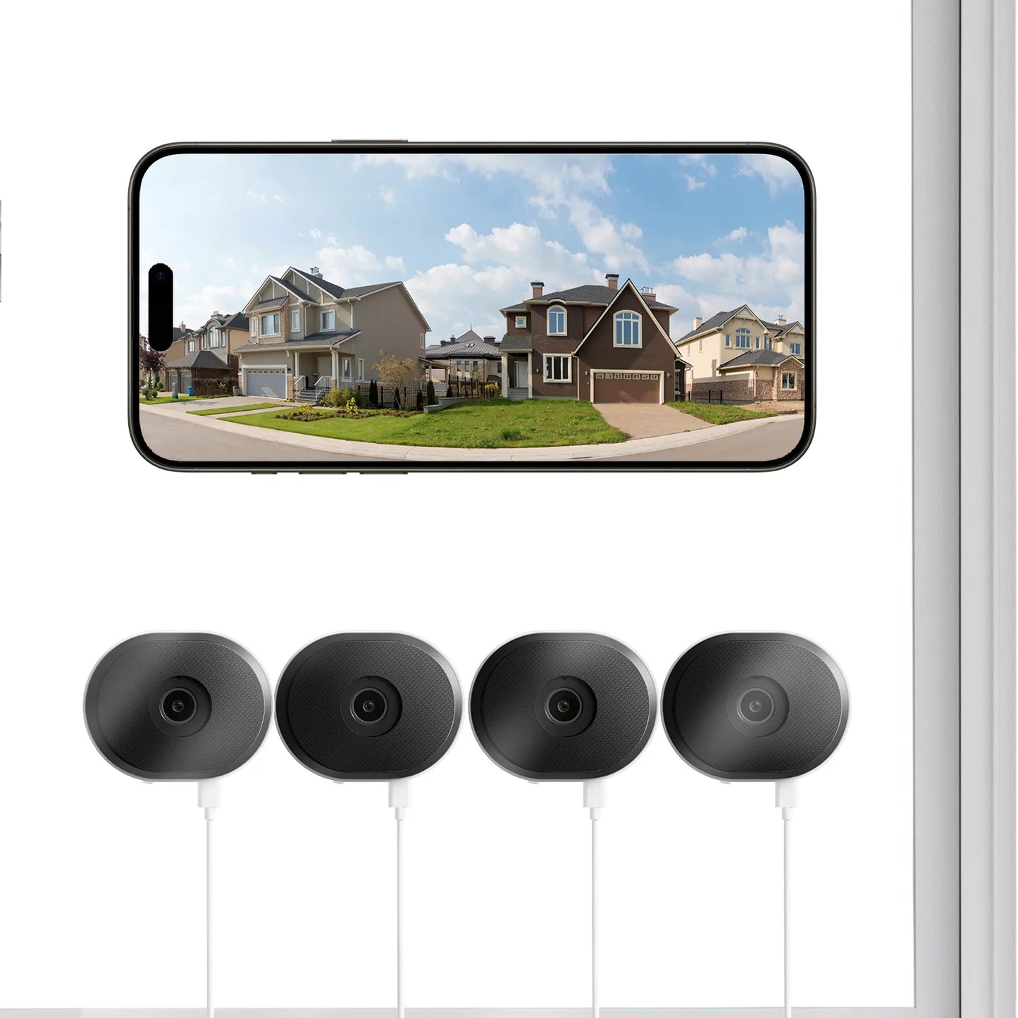 ZOSI C680 2K 3MP Window Security Camera – Full‑Color Night Vision, Indoor Plug‑In WiFi