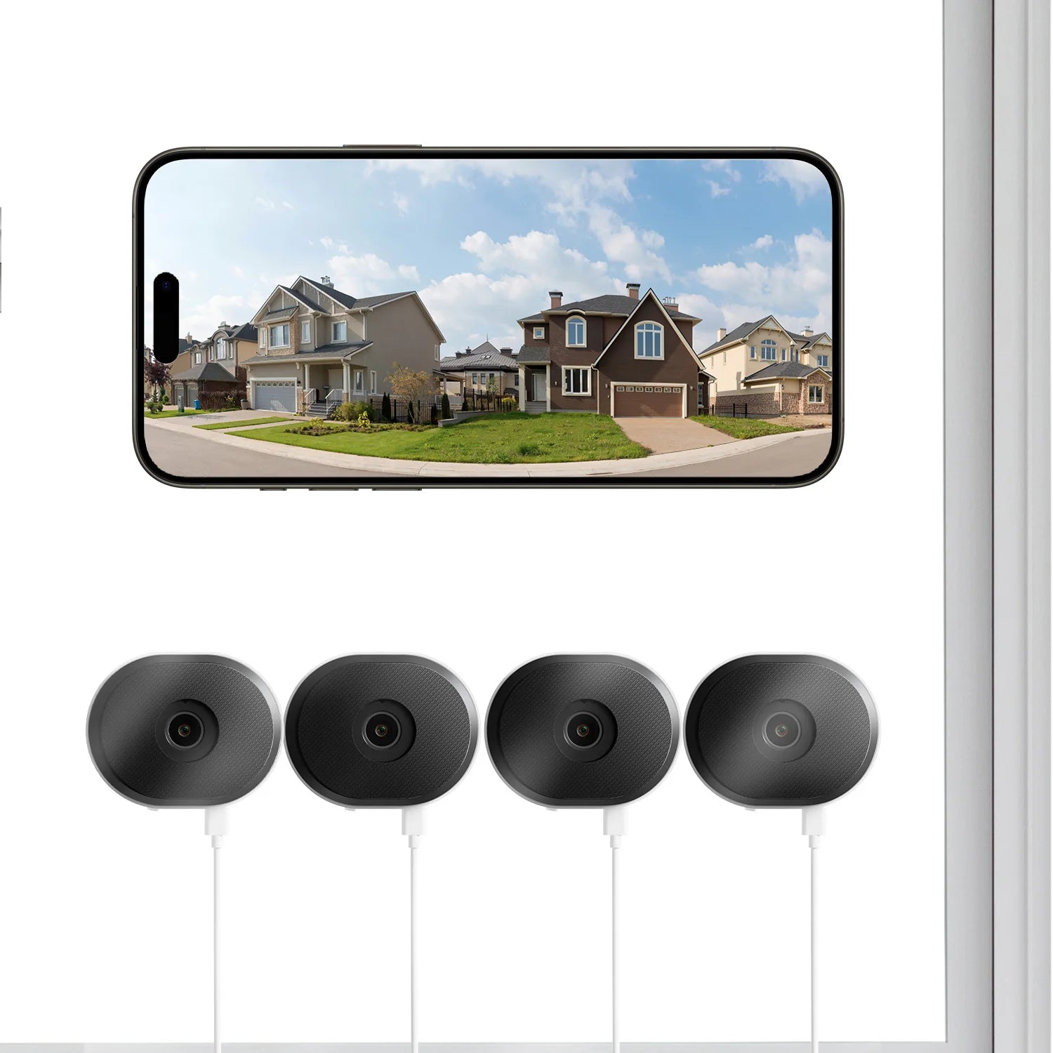 ZOSI C680 2K 3MP Window Security Camera – Full‑Color Night Vision, Indoor Plug‑In WiFi