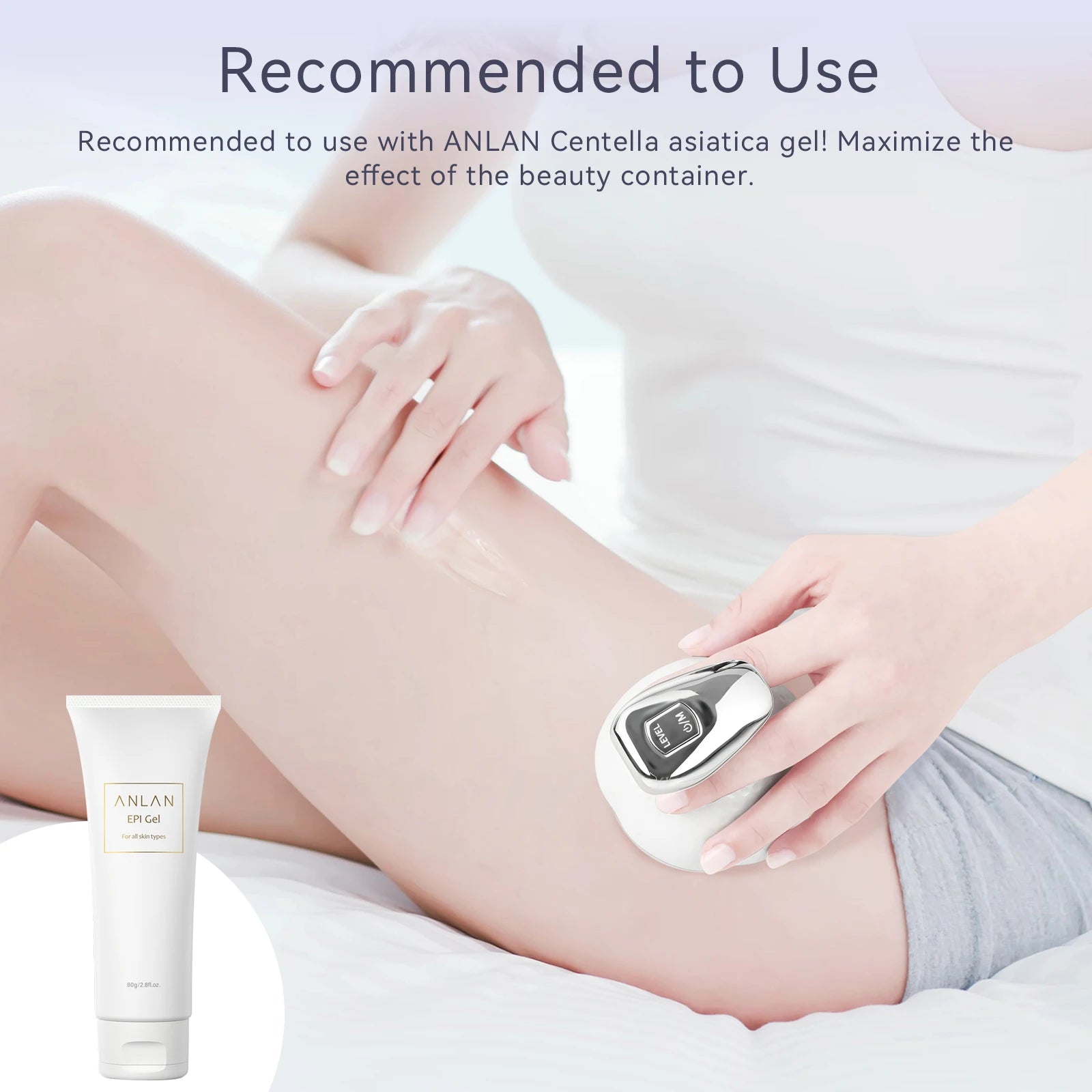 ANLAN RF Body Slimming Machine 5 in 1 - EMS Cavitation Ultrasonic Fat Burner for Belly Fat, Weight Loss & Slimming Massage - Limetastore
