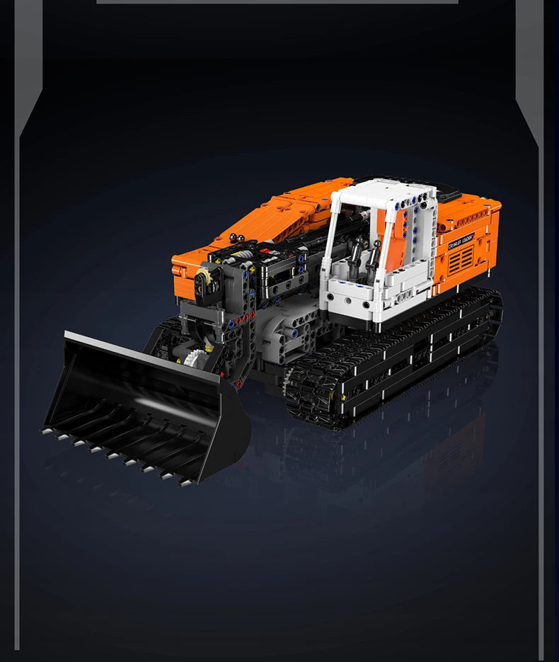 Mould King 17054 Motorized Gopher Loader Building Set | RC Technical Compact Track Loader Model - Limetastore