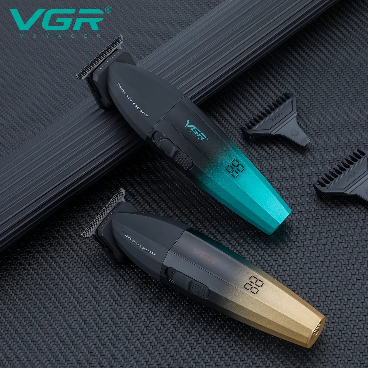 VGR Hair Trimmer Professional Hair Cutting Machine Electric Hair Clipper Shaver Barber Metal Trimmer for Men V-003 V-906 V-308