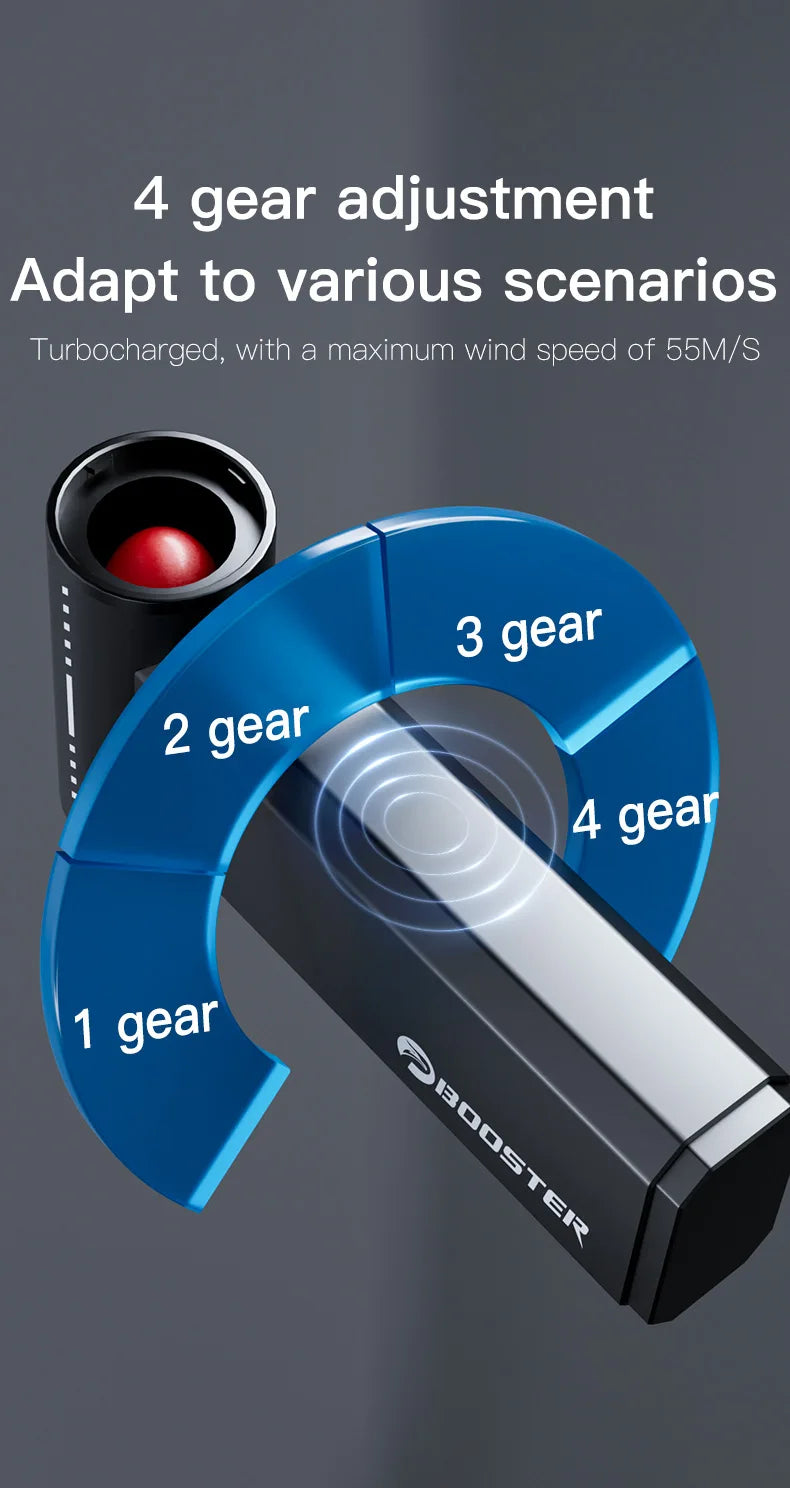 Booster W05 Jet Fan – 140,000 RPM Brushless Turbo Air Blower | Portable Cordless Air Duster