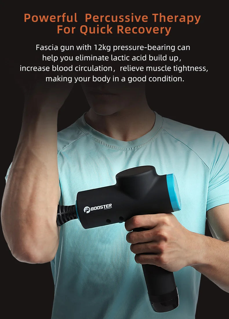 Booster M2‑12V – Professional LCD Massage Gun | Deep‑Tissue Muscle Massager