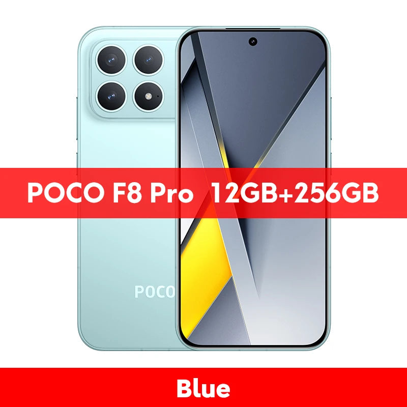 POCO F8 Pro 5G Global Version Smartphone Snapdragon® 8 Elite 6.59" 120Hz AMOLED Display 6210mAh  50MP Camera 100W Charge NFC - Limetastore