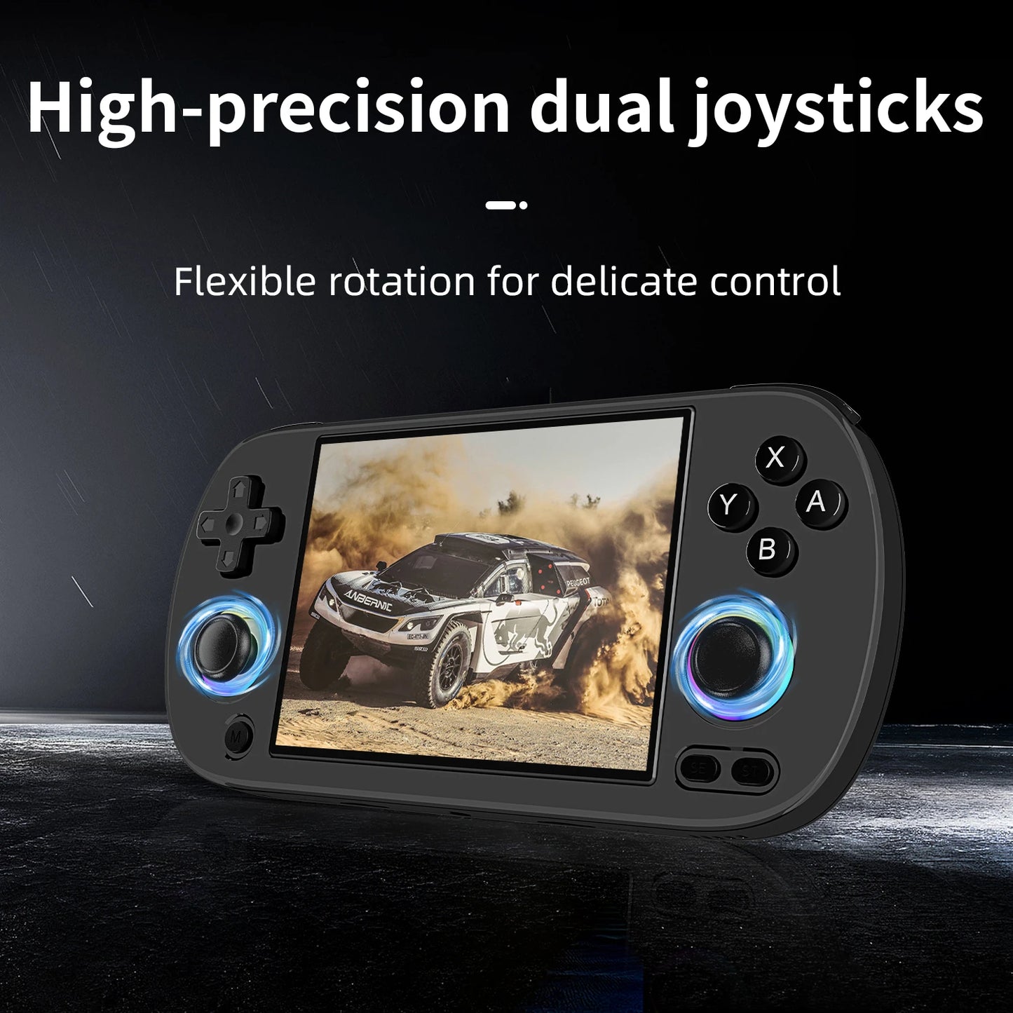 ANBERNIC RG40XX H Portable Retro Game Console 4.0 inch IPS Screen Linux 64-bit RGB Light 5G WiFi Preloaded 5K+ Classic Games - Limetastore