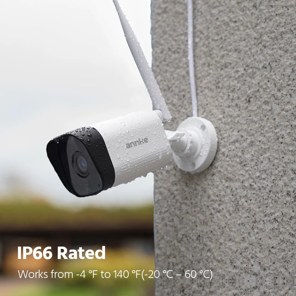 ANNKE 8MP 4K Wireless CCTV System | 10CH NVR, Dual‑Band WiFi, Two‑Way Audio, IR Night Vision