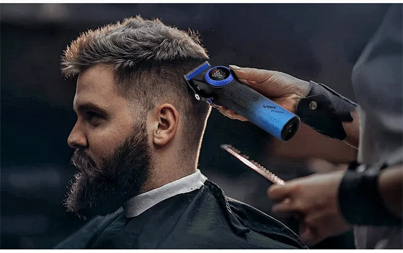 VGR Hair Cutting Machine Professional Trimmer 9000 RPM Hair Clipper Bldc Motor Barber Cordless Clipper Trimmer for Men V-001