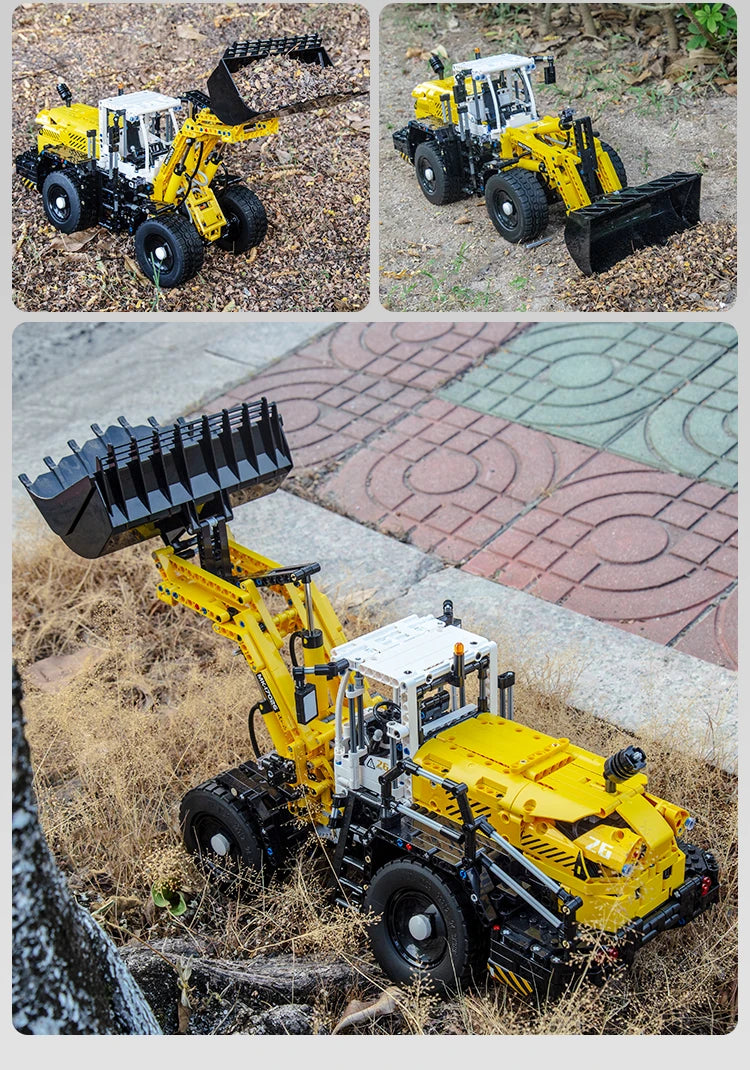 Mould King 17026 RC Pneumatic Loader L550 – Motorized Engineering Truck Building Block Set for Kids & Collectors - Limetastore