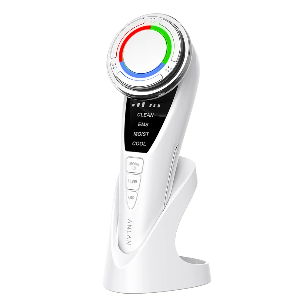 ANLAN EMS Facial Massager Pro Face Lifting Skin Rejuvenation Cold Compress Deep Cleaning Anti-aging Skincare Beauty Device - Limetastore