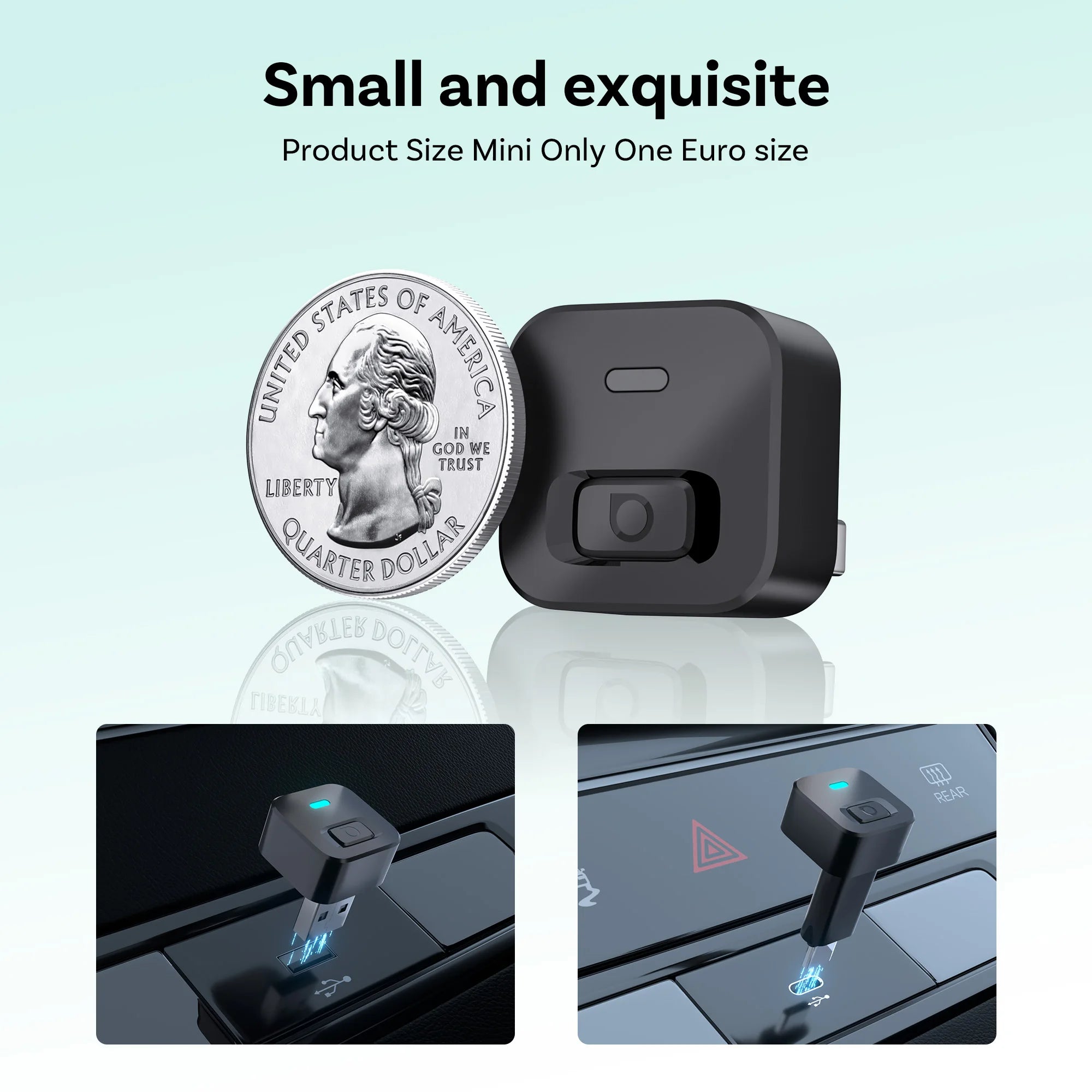 OTTOCAST Cube Mini Wireless Android Auto & CarPlay Dongle