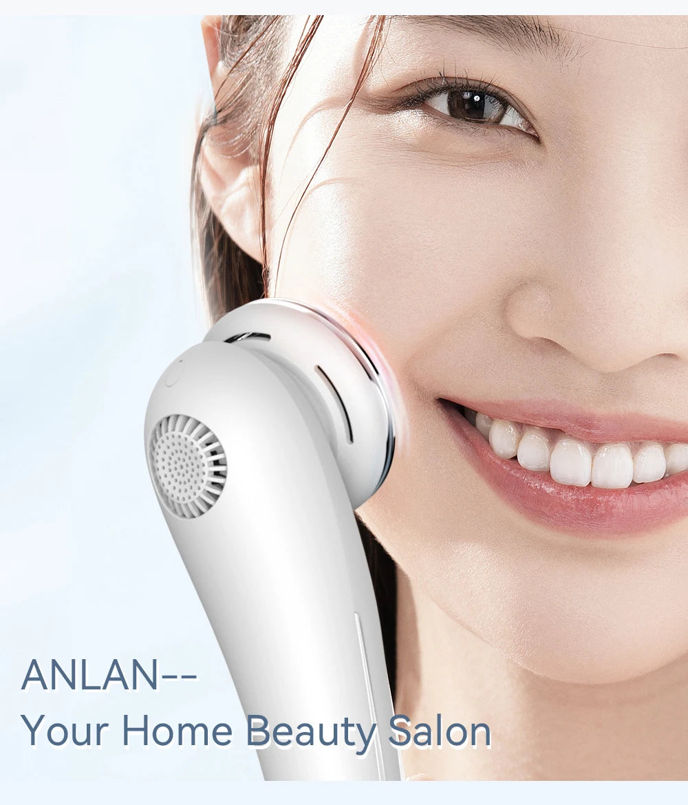 ANLAN EMS Facial Massager Pro Face Lifting Skin Rejuvenation Cold Compress Deep Cleaning Anti-aging Skincare Beauty Device - Limetastore