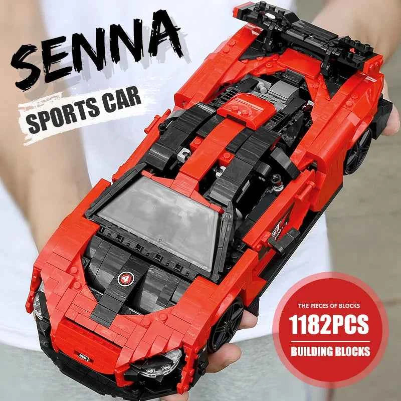 Mould King 10007 Red Sport Racing Car - Limetastore