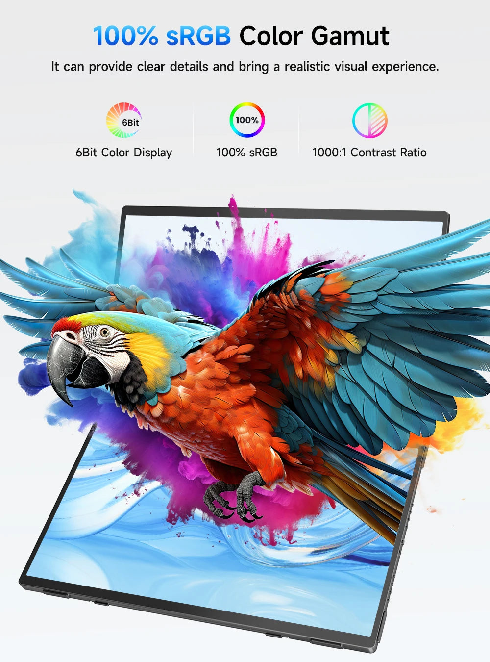 EVICIV 15.6" Dual Portable Monitor 1080P FHD With 360° Flip External Computer Display For PC Laptop Mac Phone Xbox PS4/5 Switch - Limetastore