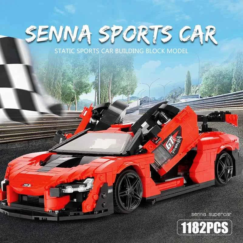 Mould King 10007 Red Sport Racing Car - Limetastore