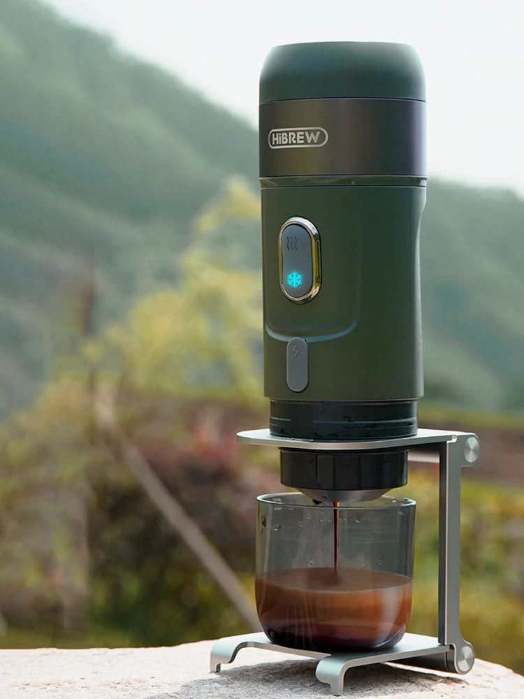 HiBREW brezžični prenosni aparat za espresso – električni potovalni kavni aparat s hitrim segrevanjem