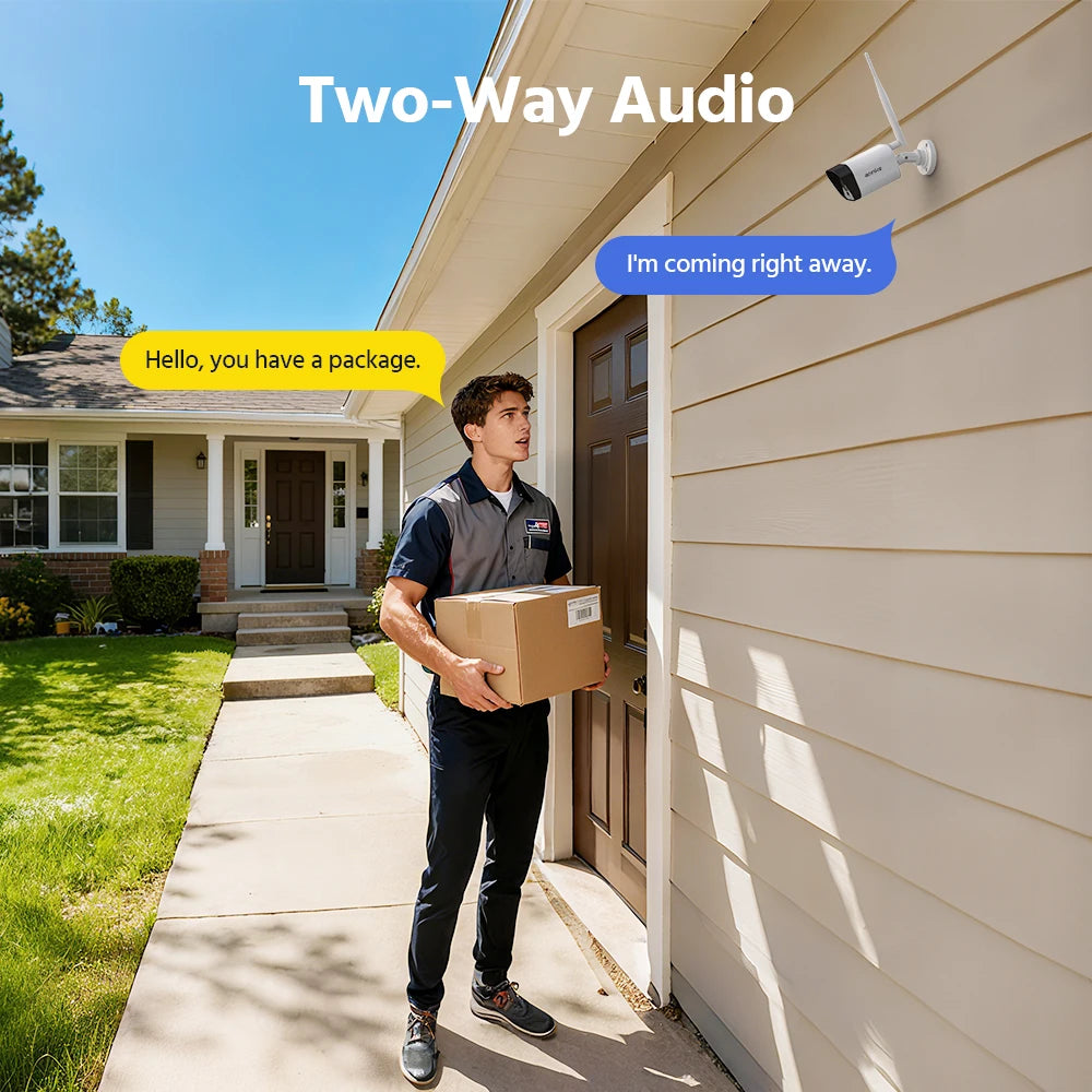 ANNKE 8MP 4K Wireless CCTV System | 10CH NVR, Dual‑Band WiFi, Two‑Way Audio, IR Night Vision