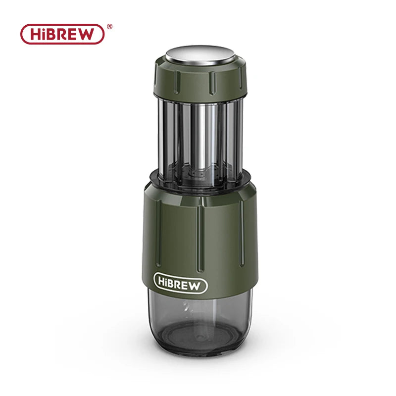 HiBREW H4D Manual Portable Espresso Maker – 3-in-1 Multi-Capsule & Ground Coffee Machine