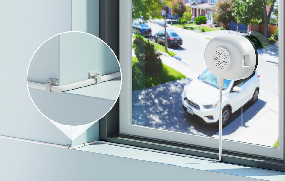ZOSI C680 2K 3MP Window Security Camera – Full‑Color Night Vision, Indoor Plug‑In WiFi