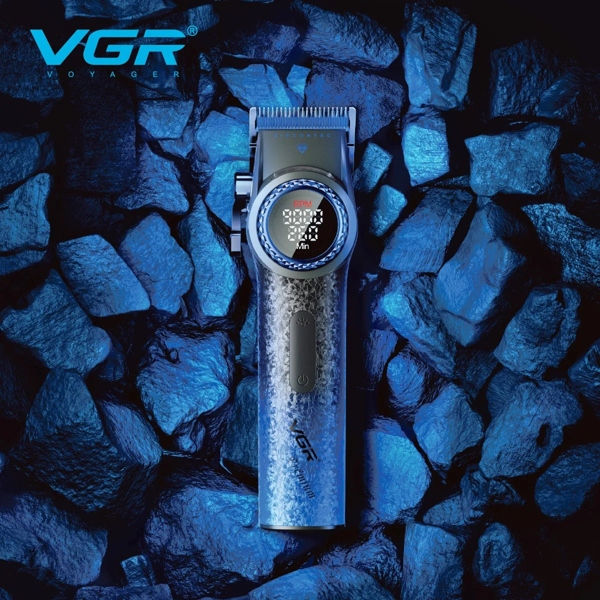 VGR Hair Cutting Machine Professional Trimmer 9000 RPM Hair Clipper Bldc Motor Barber Cordless Clipper Trimmer for Men V-001
