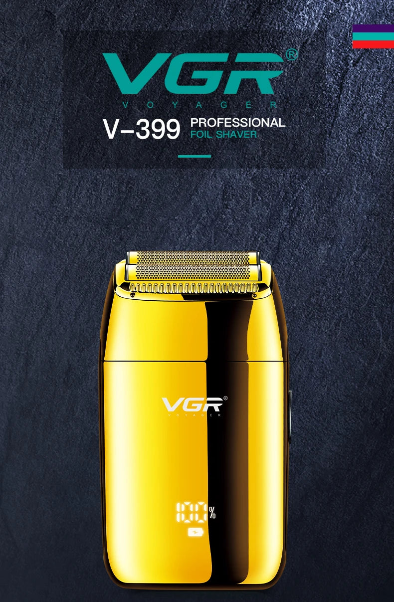 VGR Shaver Electric Shaver Beard Trimmer Beard Shaver Professional Electric Razor Men Beard Cutting Machine Rechargeable V-399