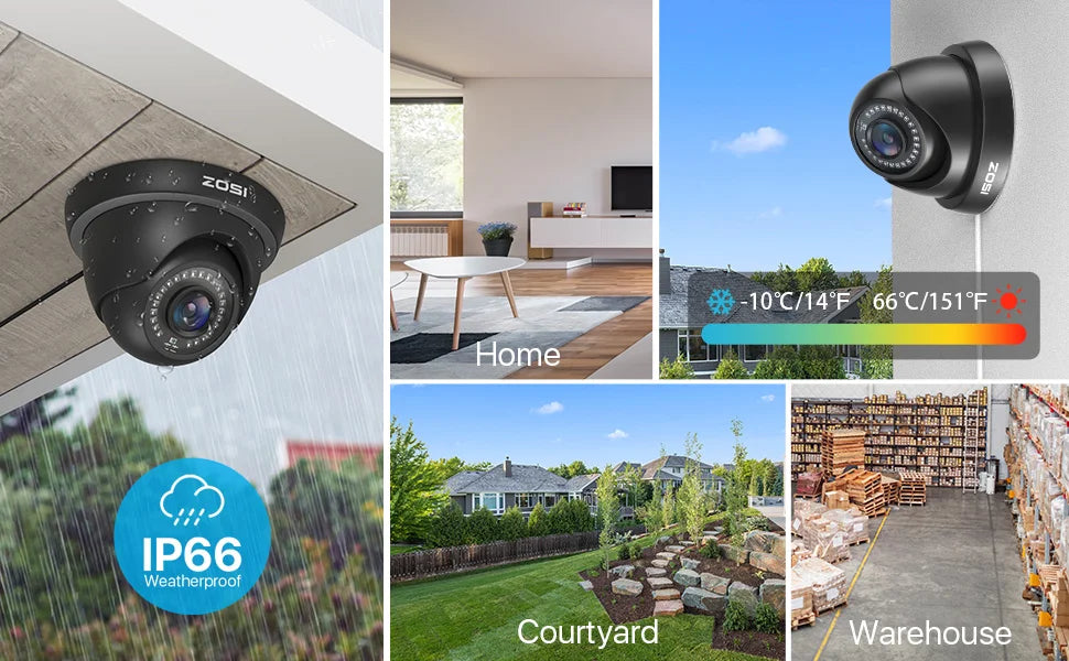 ZOSI 16CH 1080p Wired Security Camera System – H.265+ DVR with Human & Vehicle Detection
