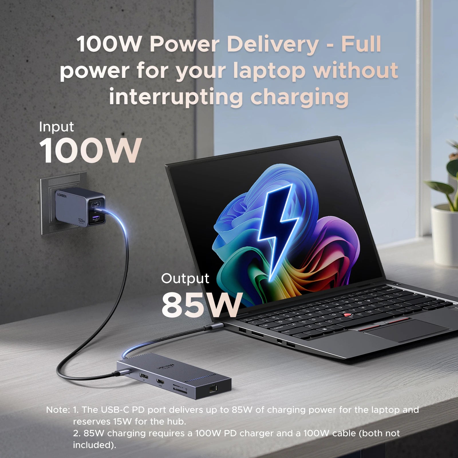 UGREEN 11‑in‑1 USB‑C Hub with 4K120Hz DisplayPort, 4K60Hz HDMI, USB 3.2 10Gbps
