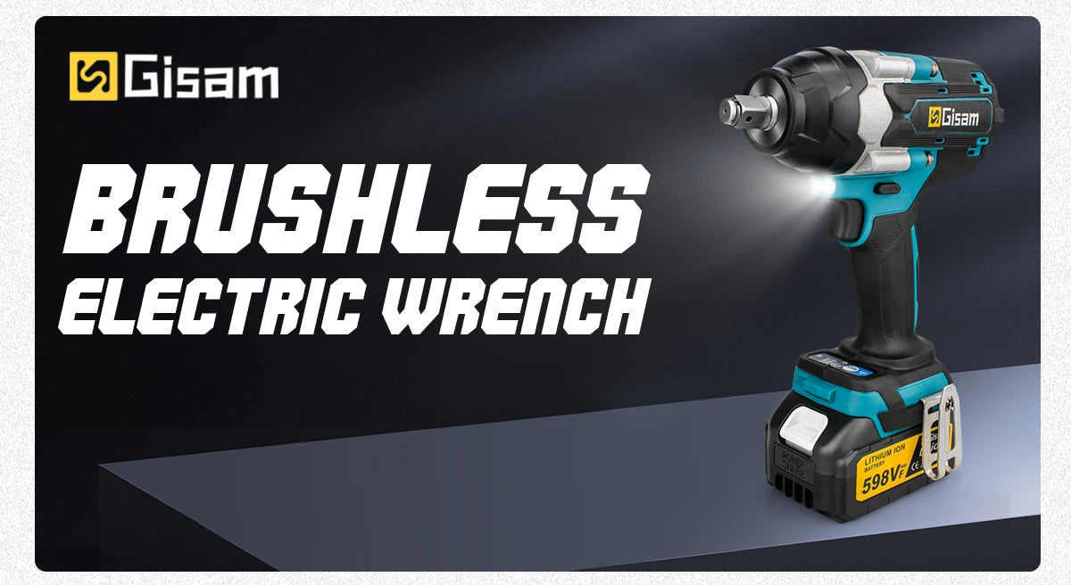 1800N.m Brushless Impact Wrench 1/2" for Makita 18V Battery Cordless