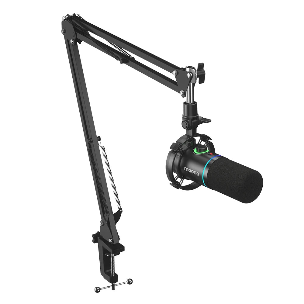 Maono PD200X – XLR/USB Dynamic Microphone | Metal Gaming & Streaming Mic with Software Control