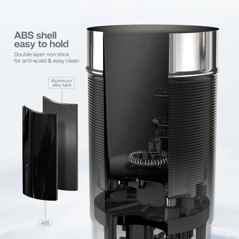 HiBREW M1A – Electric Milk Frother & Warmer | Hot/Cold Foam Maker for Latte, Cappuccino & Chocolate