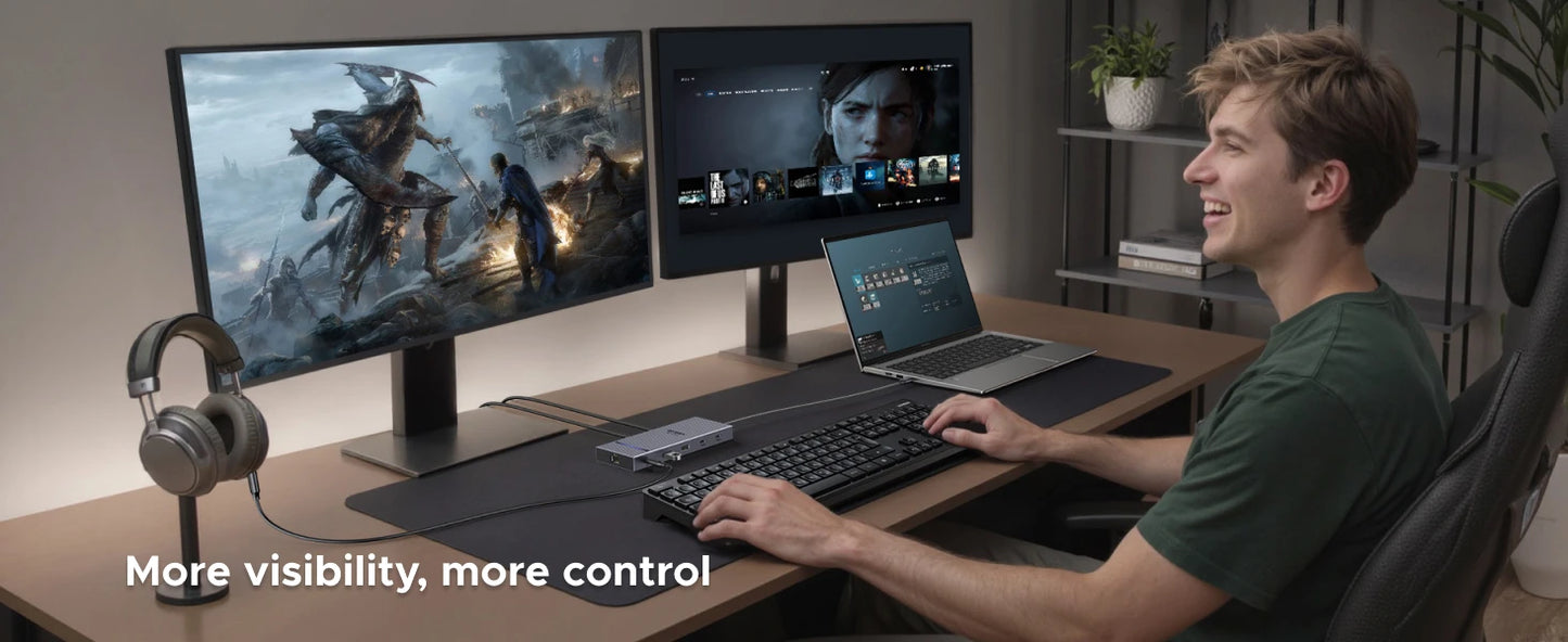 UGREEN 11‑in‑1 USB‑C Hub with 4K120Hz DisplayPort, 4K60Hz HDMI, USB 3.2 10Gbps