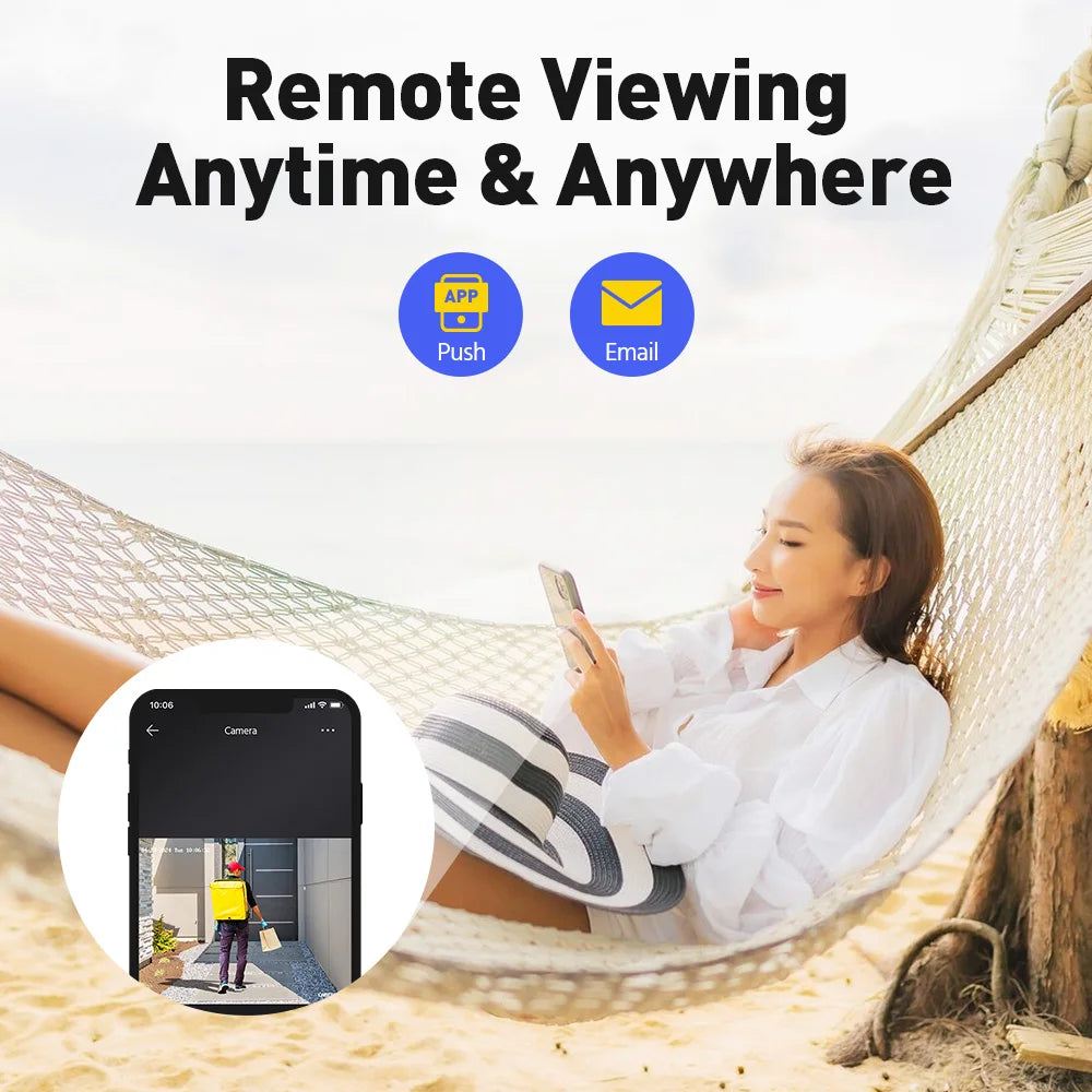 ANNKE 4K 8MP PoE CCTV System | 8CH NVR, Two‑Way Audio, Human & Vehicle Detection, 4mm Lens