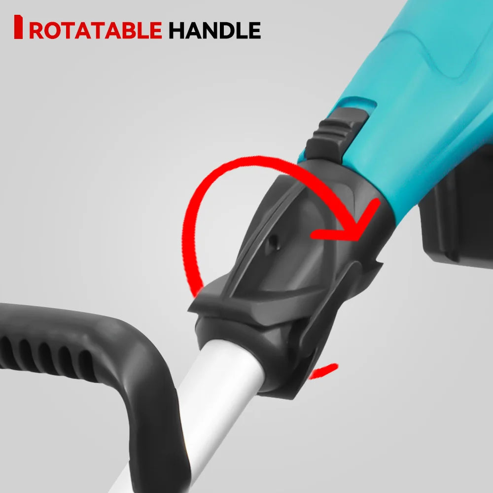 ONEVAN 9" Brushless 4000W 36,000 RPM Cordless Grass Trimmer | Foldable Lawn Mower Cutter