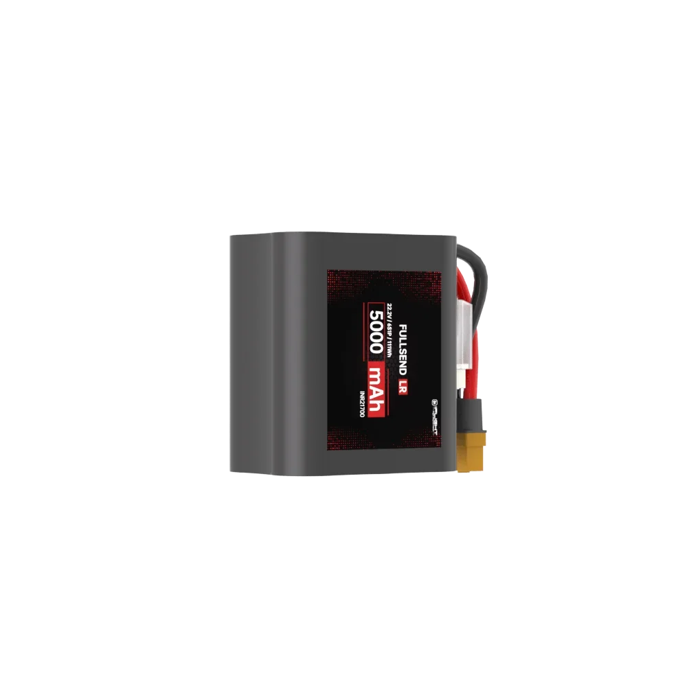 iFlight Fullsend LR 6S 5000mAh Li‑Ion Battery – Low Multiplier Long‑Range Pack with XT60H