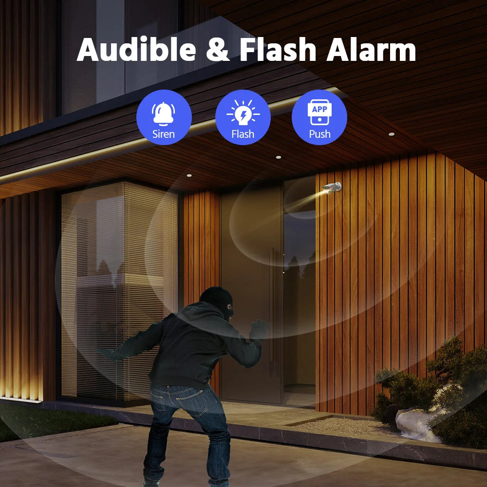 ANNKE H500 3K PoE CCTV System | 8CH NVR, Dual‑Light 5MP Cameras, Two‑Way Audio