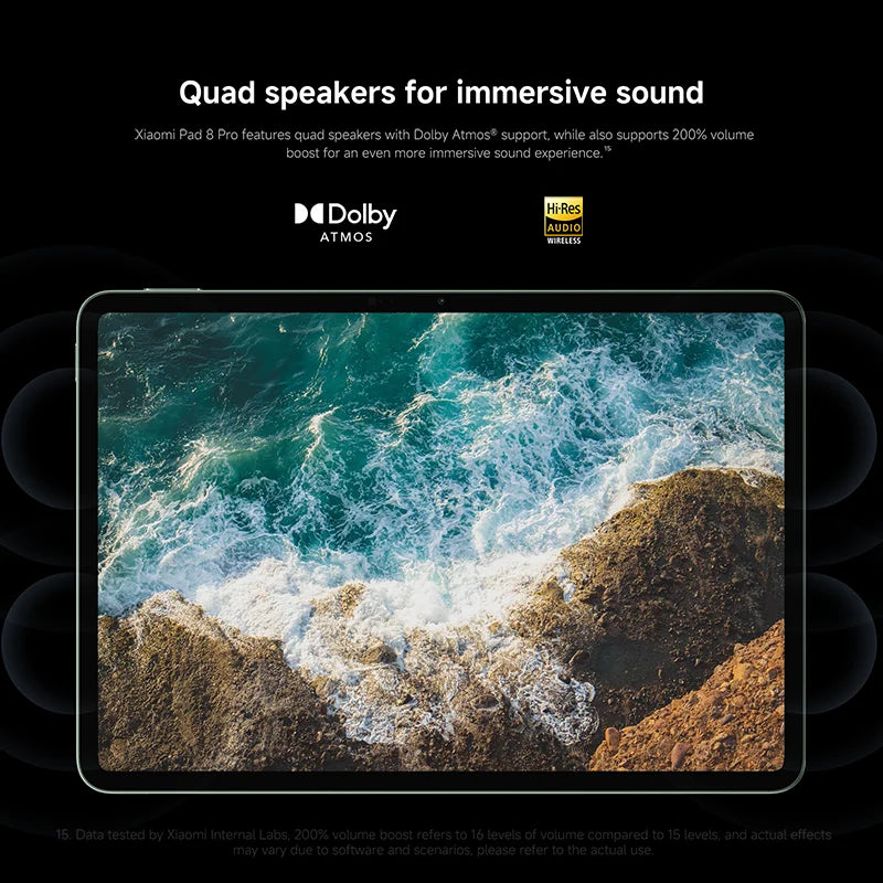 Warehouse FR Xiaomi Pad 8 Pro global Version 8 Hearts Snapdragon®8-core Elite processor, screen inches 11,2 K 144Hz, battery 9200 mAh, HyperCh 67 W - Limetastore
