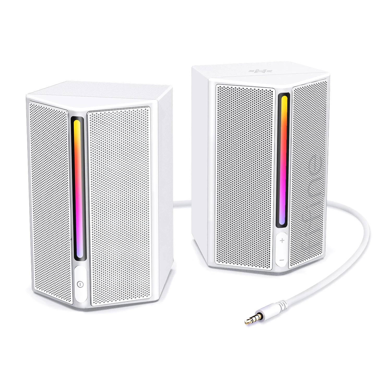 FIFINE A20 RGB Gaming Speakers | Immersive Stereo Desktop Audio