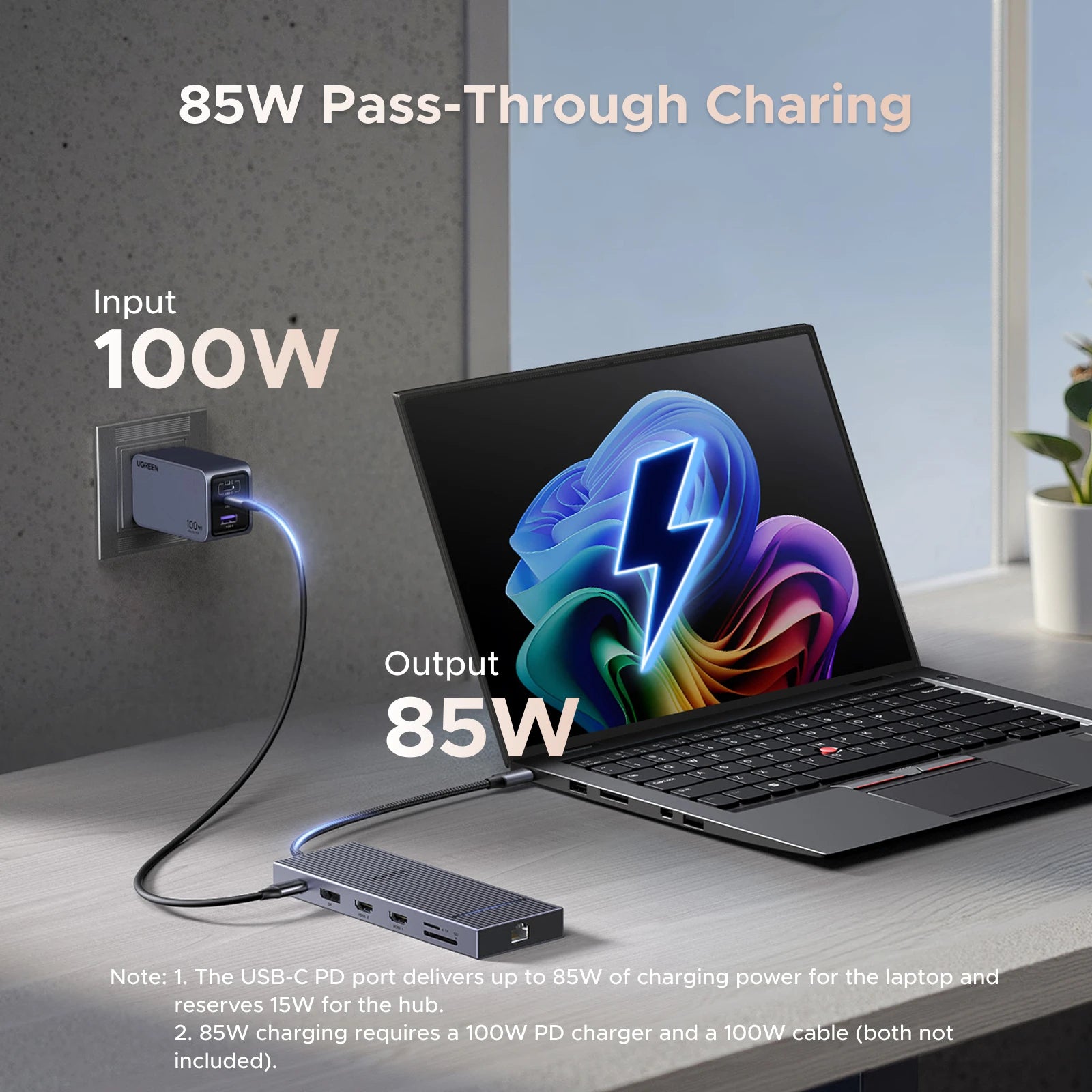UGREEN 10‑in‑1 USB‑C Hub with 4K120Hz DisplayPort, Dual 4K60Hz HDMI, USB 3.2 Gen2 10Gbps