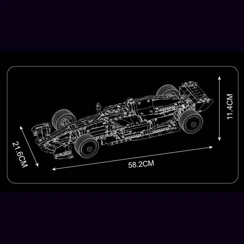 Mould King 13209 FE SF‑24 Racing Car - Limetastore