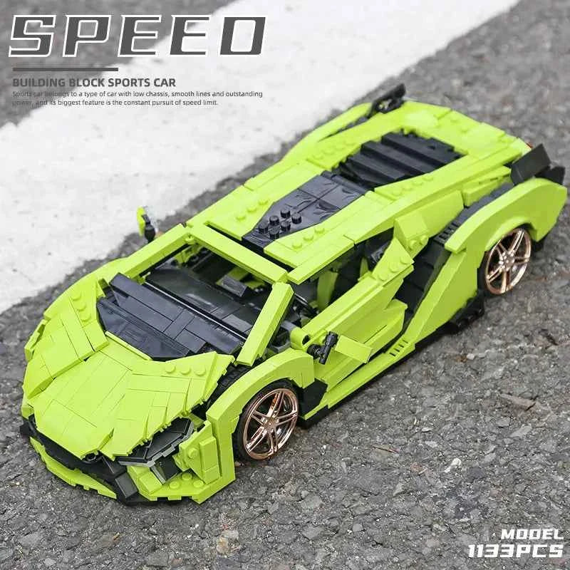 Mould King 10011 Technical Sian Sport Racing Car Building Blocks — DIY Assembly Gift - Limetastore