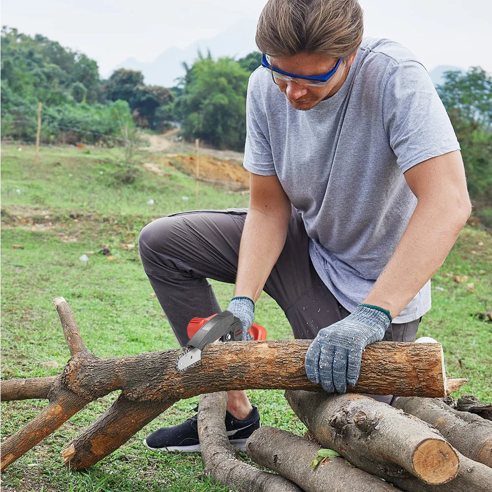 3‑in‑1 Brushless Telescoping Pole Chainsaw | Electric Pruner, Hedge Trimmer & Scissors