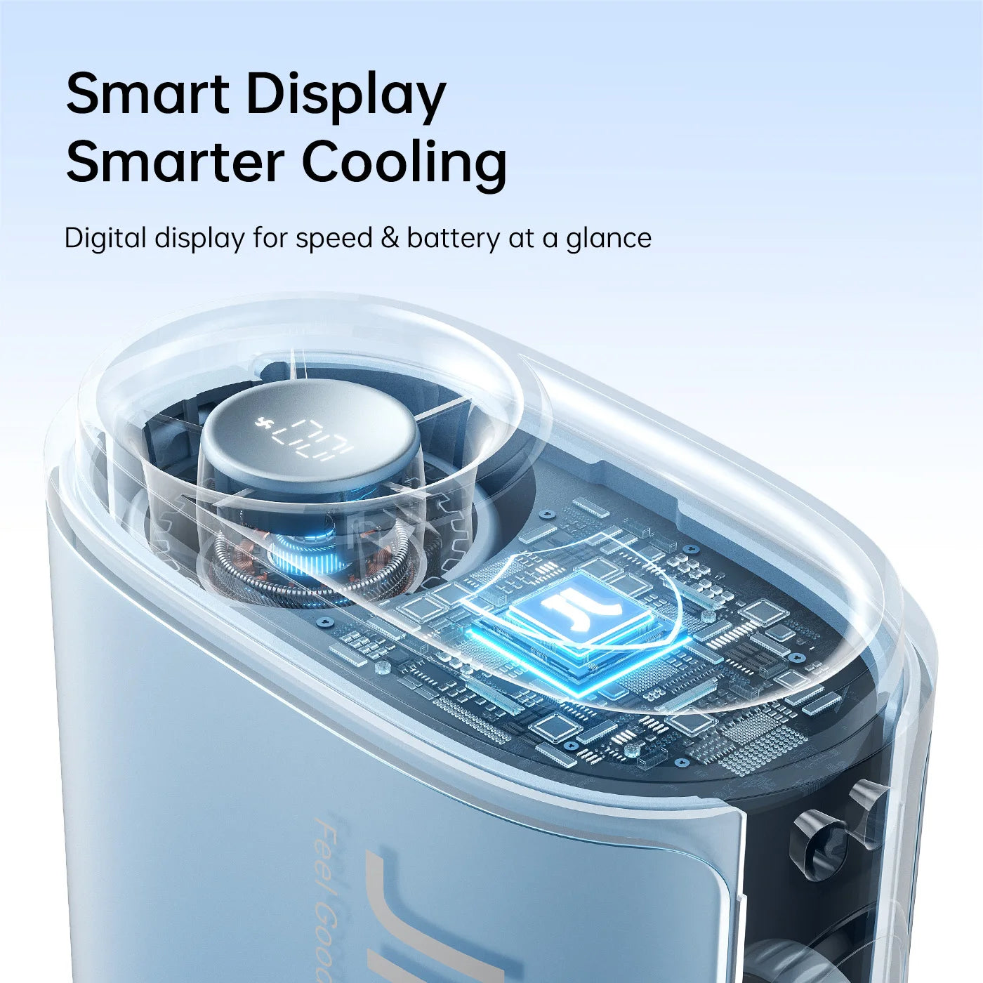 JISULIFE 2-in-1 Wearable Neck & Waist Fan – 4500mAh High-Capacity Battery
