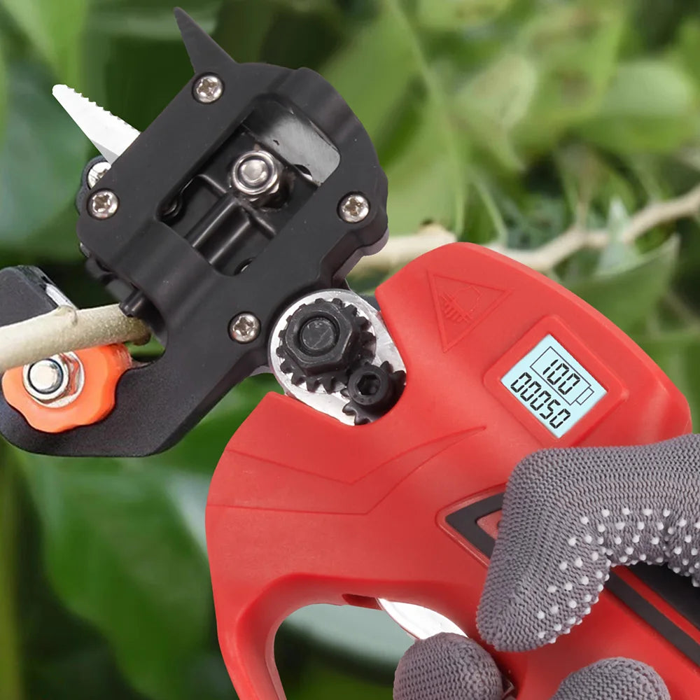 ONEVAN 2‑in‑1 Brushless Grafting Machine & Electric Pruner | Branch Cutter, Tree Grafting Tool