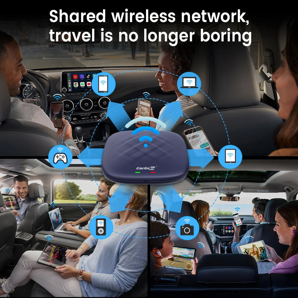 CarlinKit Android 13 8+128GB SIM Wireless CarPlay AI Box