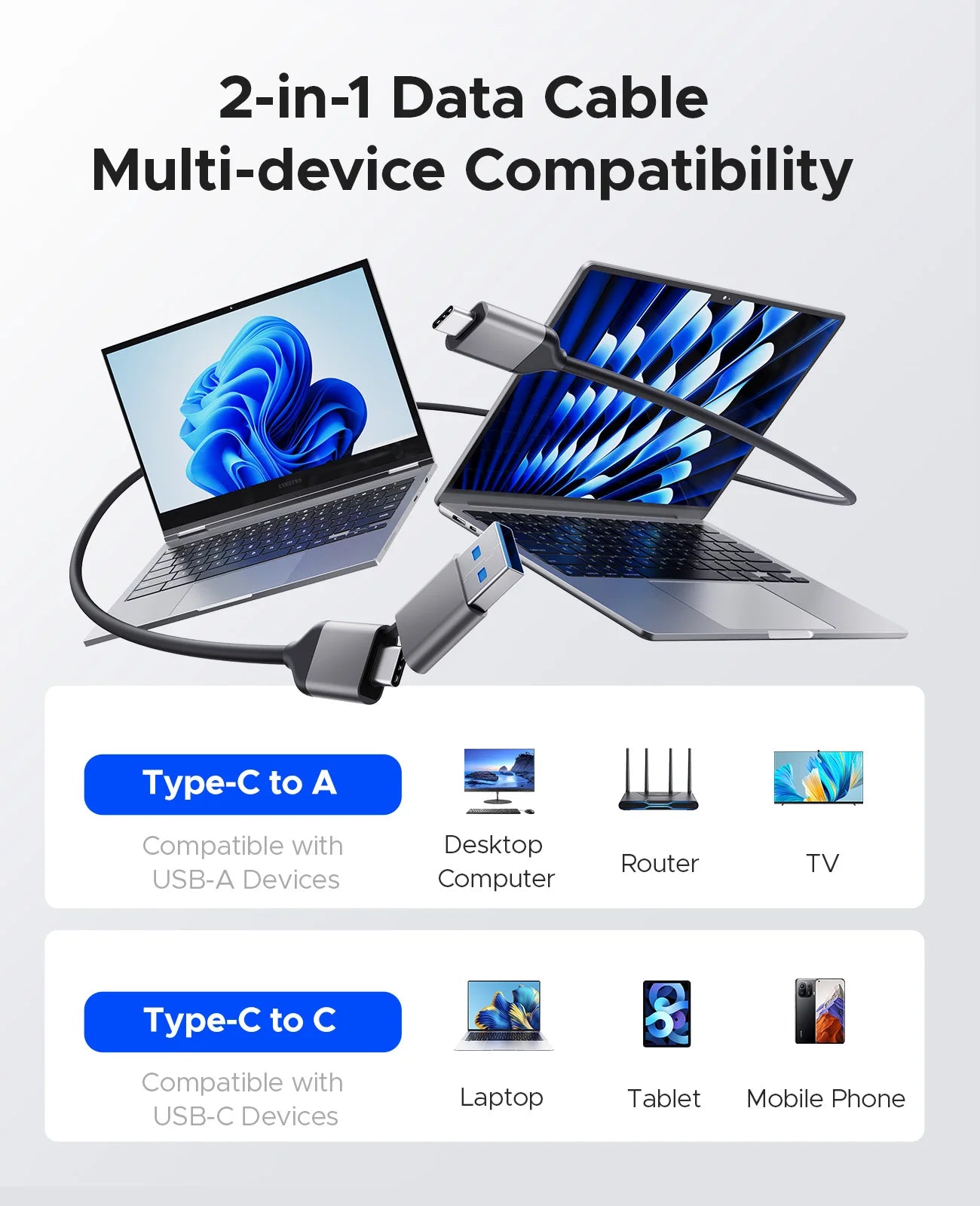 ORICO Portable External SSD – USB 3.2 Gen2 High‑Speed Solid State Drive
