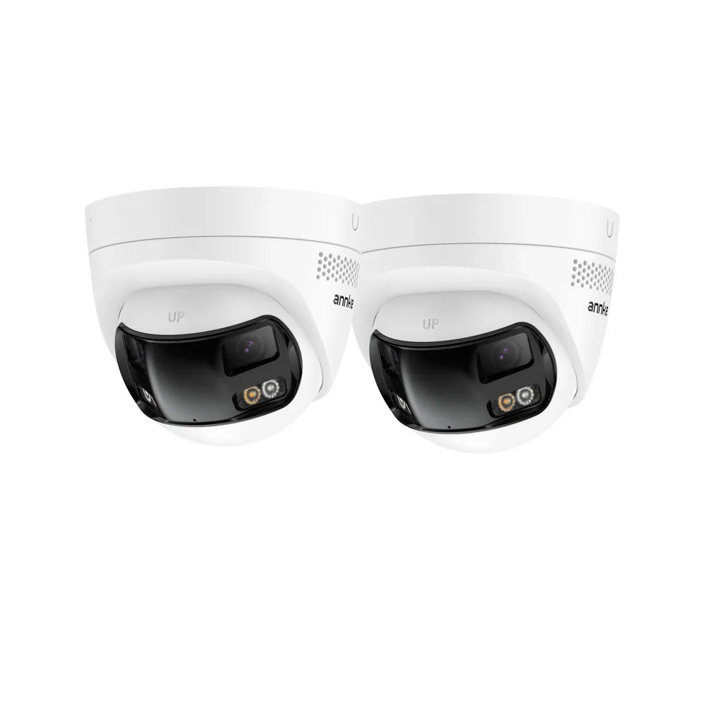 ANNKE 6MP 180° Panoramic Camera | Dual‑Lens, Color Night Vision, AI Detection