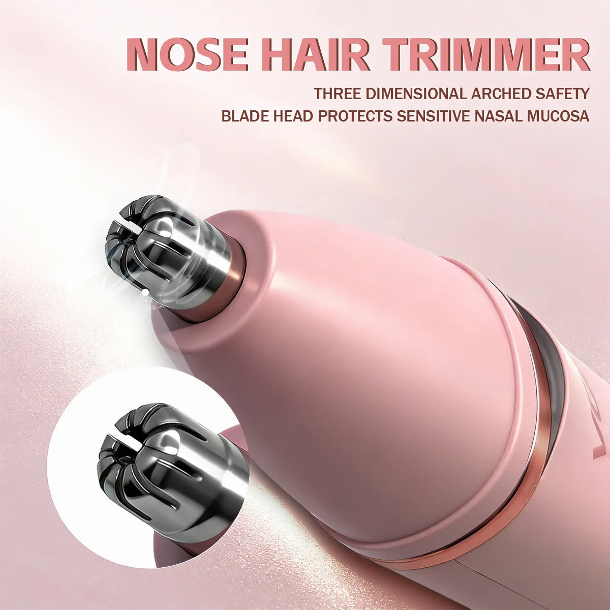 VGR Hair Remover Professional Hair Trimmer Electric Shaver Bikini Leg Body Waterproof IPX7 Nose Trimmer Epilator for Women V-763