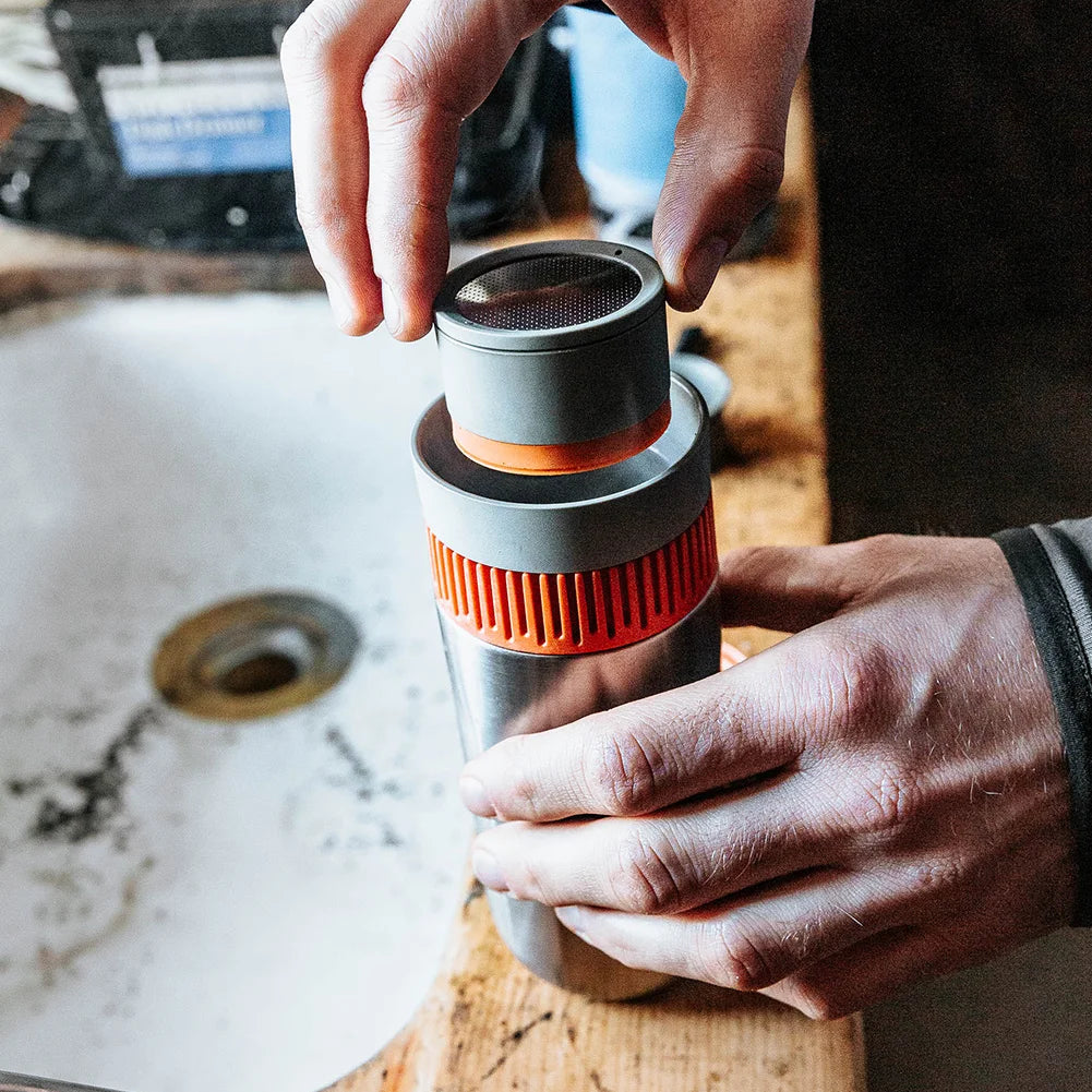 Wacaco Pipamoka Portable Vacuum Pressure Coffee Maker – All-in-One Hand-Powered Twist Brewer
