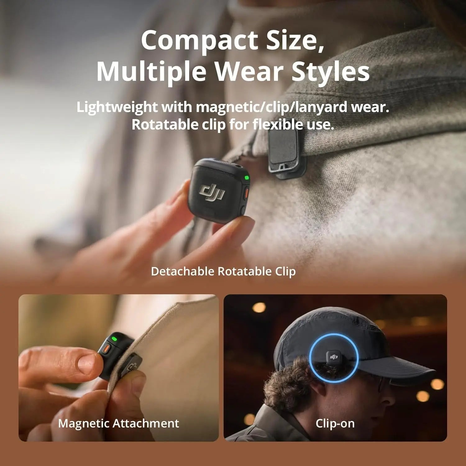 DJI Mic 3 Wireless Microphone for IPhone Camera Original Brand New In Stock