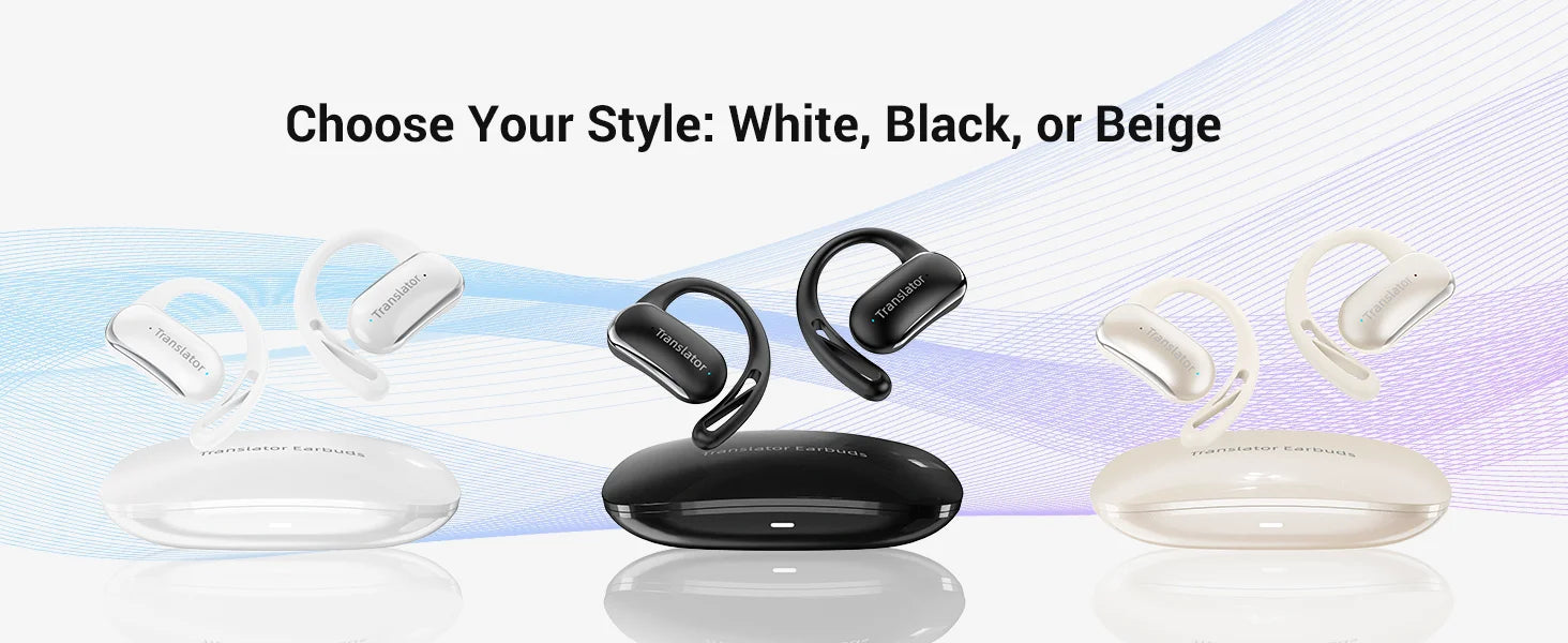 Wooask F56 Real-Time Translator Earbuds 144 Languages 11 Offline