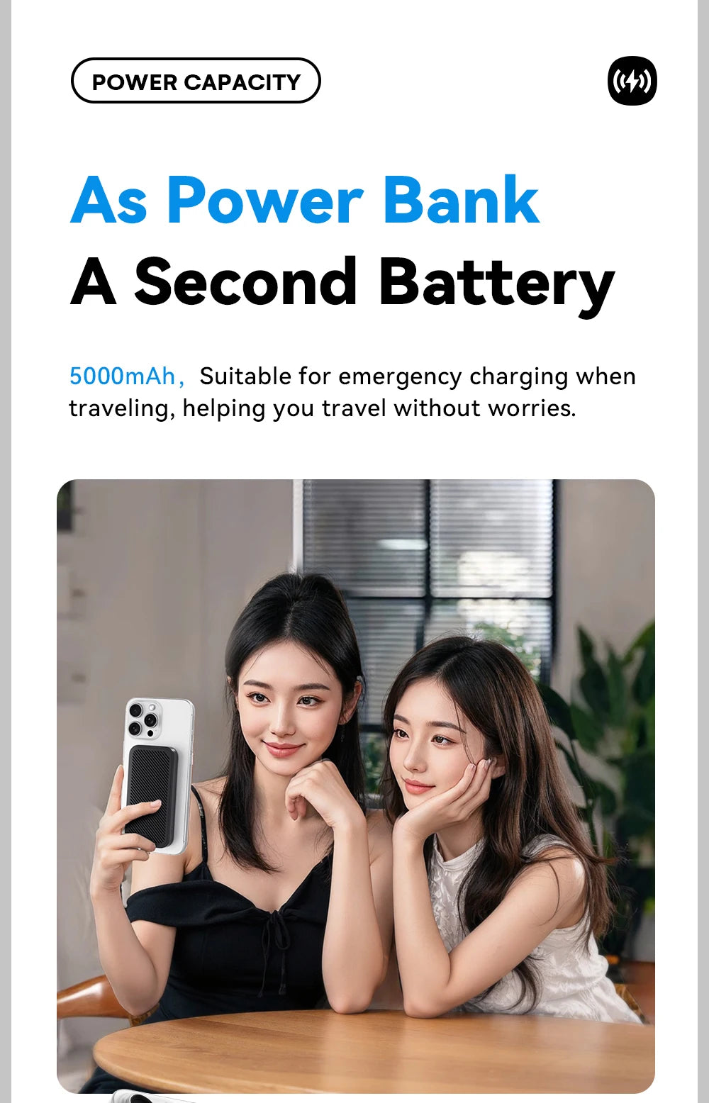ESSAGER 3-in-1 Magnetic 65W GaN Charger Power Bank 5000mAh